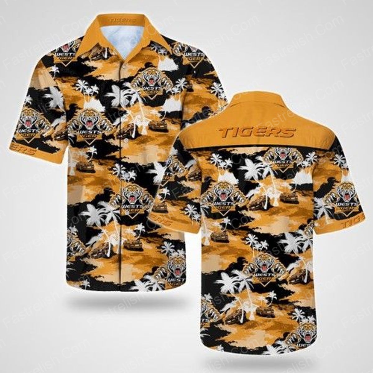 Wests Tigers Hawaiian Shirt