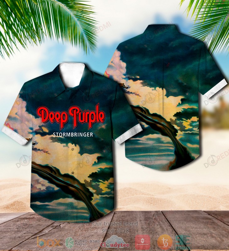 Deep Purple Band Stormbringer Hawaiian Shirt