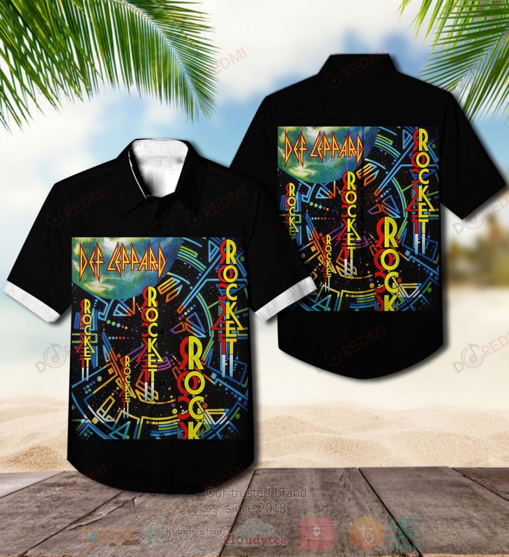 Def Leppard Rocket Hawaiian Shirt