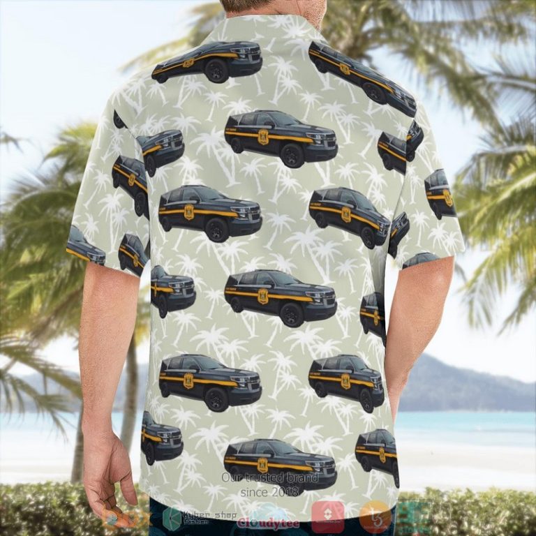 Delaware State Police Chevrolet Tahoe Hawaiian Shirt