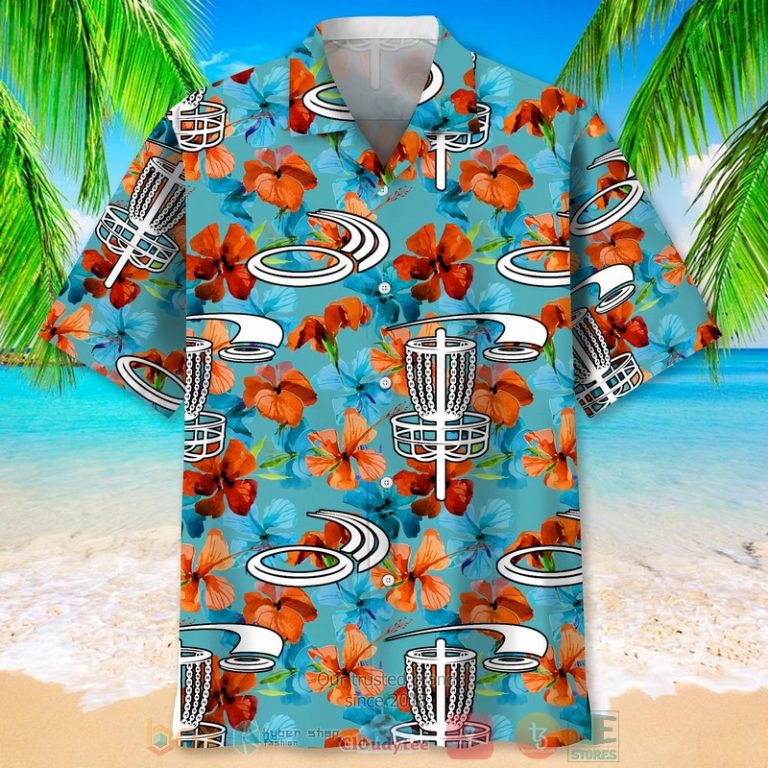 Disc Golf Nature Tropical Hawaiian Shirt