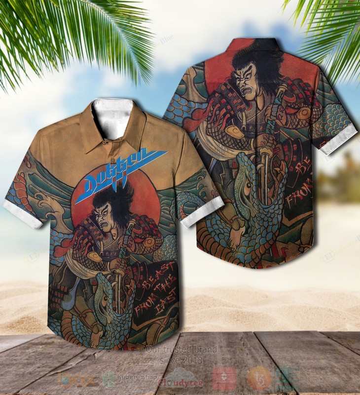 Dokken Back Beast From The East Album Hawaiian Shirt