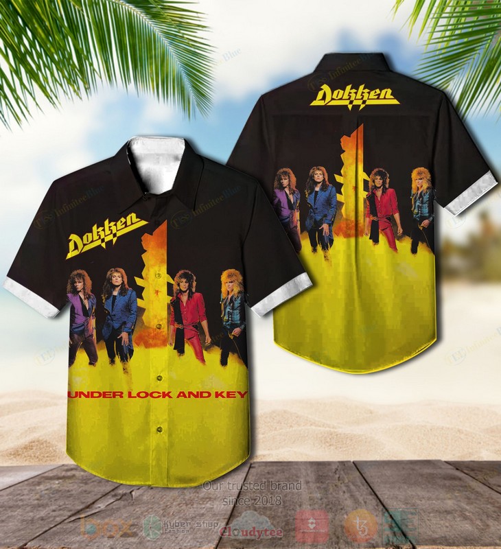 Dokken Band Under Lock And Key Hawaiian Shirt