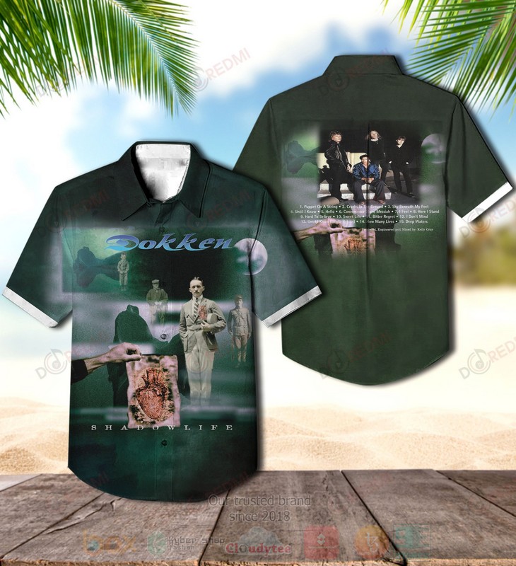 Dokken Shadowlife Album Hawaiian Shirt