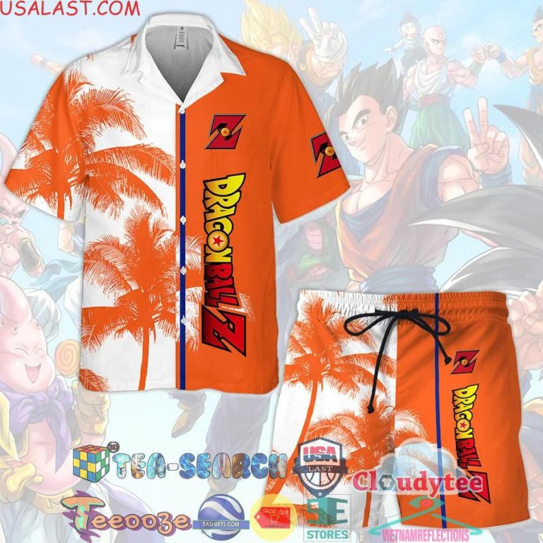 Dragon Ball Z Palm Tree Aloha Summer Beach Hawaiian Shirt