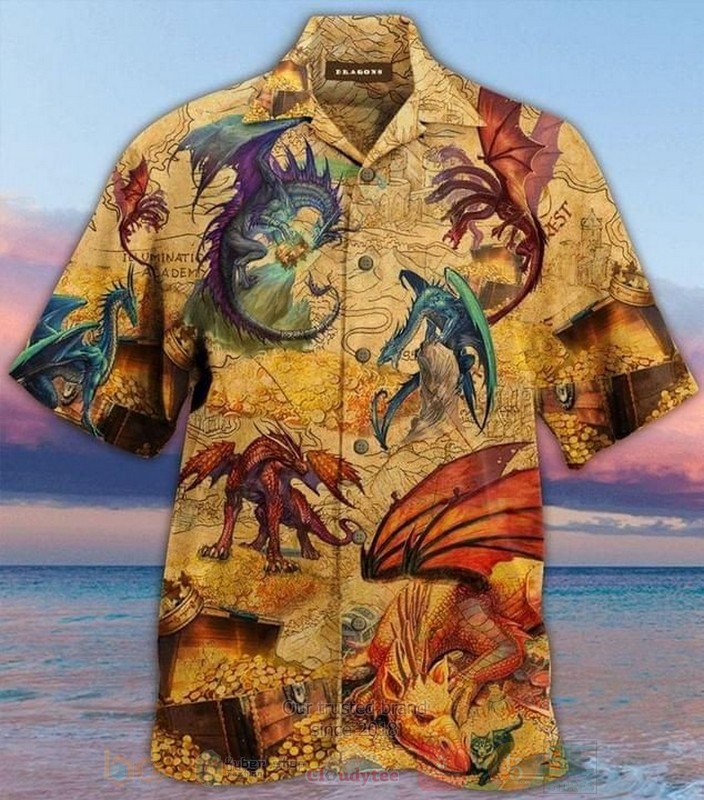 Dragon Legend Short Sleeve Hawaiian Shirt