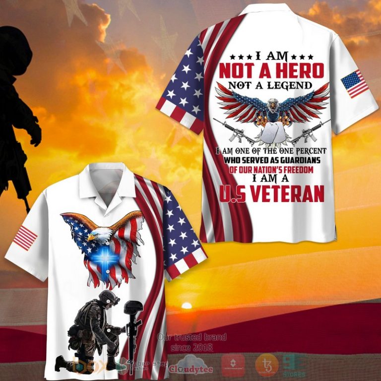 Eagle Veteran Hero Legend Hawaiian Shirt