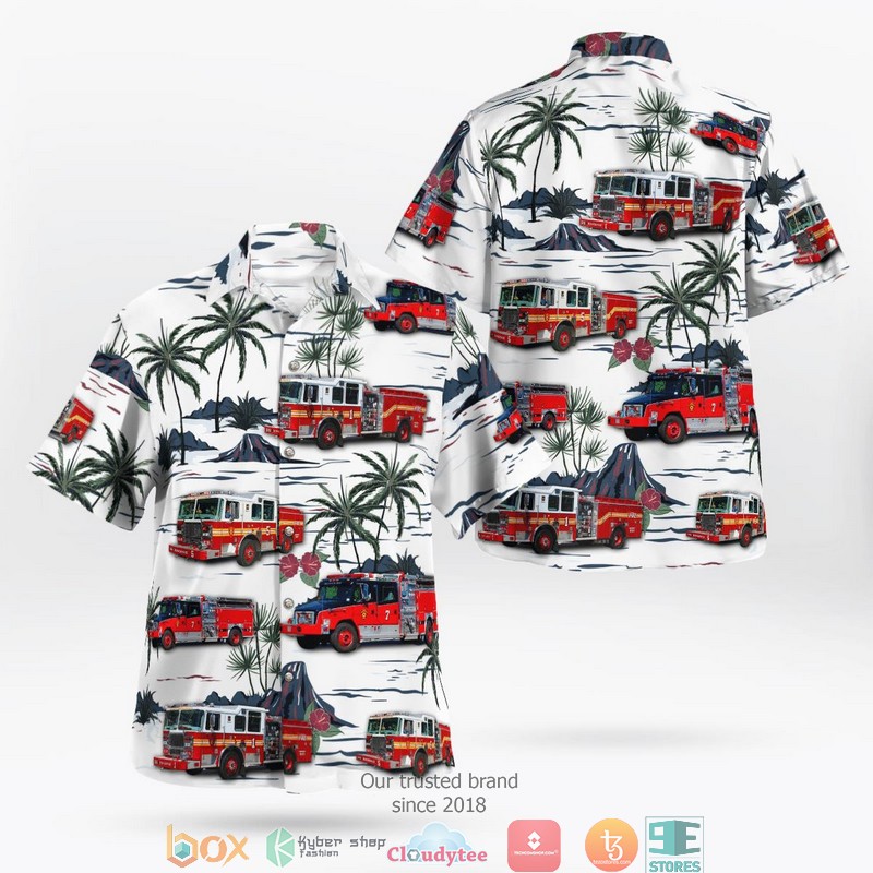 East Providence Fire Department And Emergency Management Agency Hawaiian Shirt