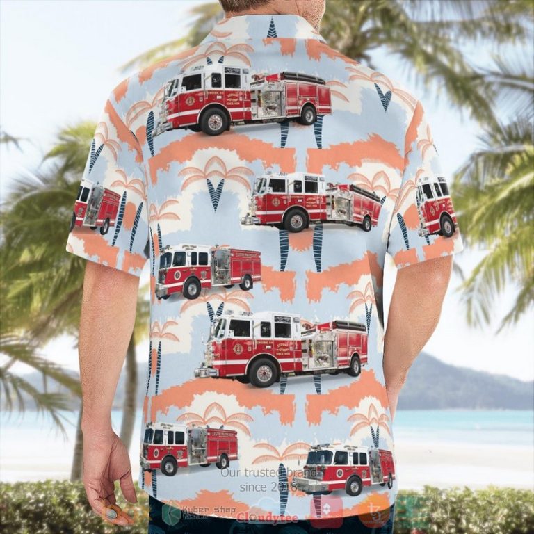 Easton Volunteer Fire Dept Md Hawaiian Shirt 2