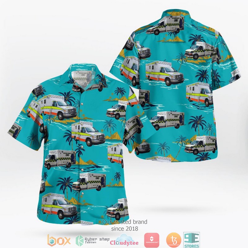 El Dorado Kansas Butler County Ems 3D Hawaii Shirt