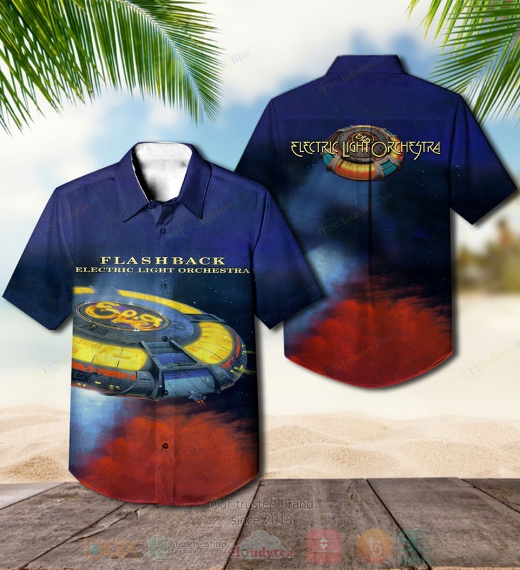 Electric Light Orchestra Flashback Album Hawaiian Shirt