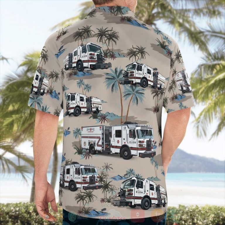 Elon Fire Department Hawaiian Shirt