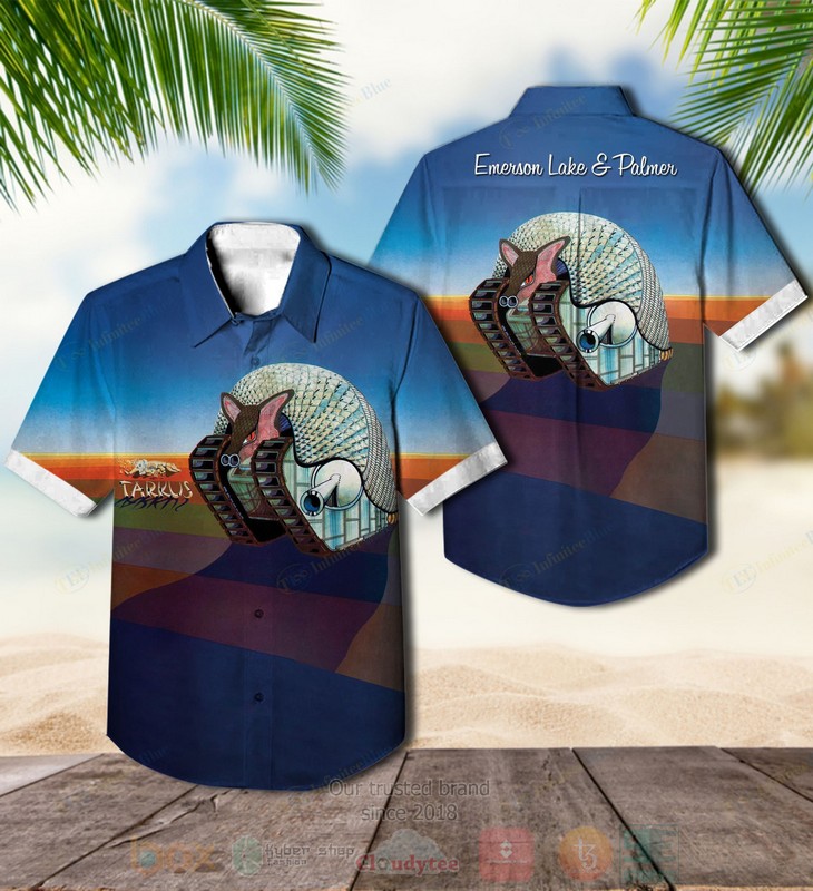 Emerson Lake Palmer Tarkus Album Hawaiian Shirt
