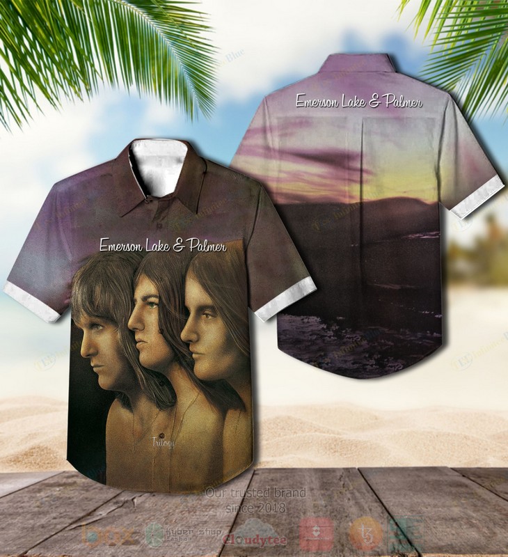 Emerson Lake Palmer Trilogy Album Hawaiian Shirt