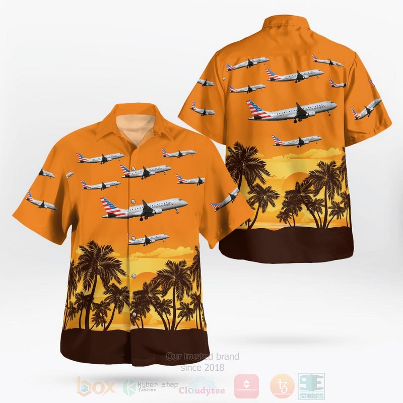 Envoy Air Embraer 170 200Lr Hawaiian Shirt