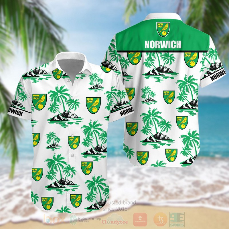 Epl Norwich City Fc Hawaiian Shirt