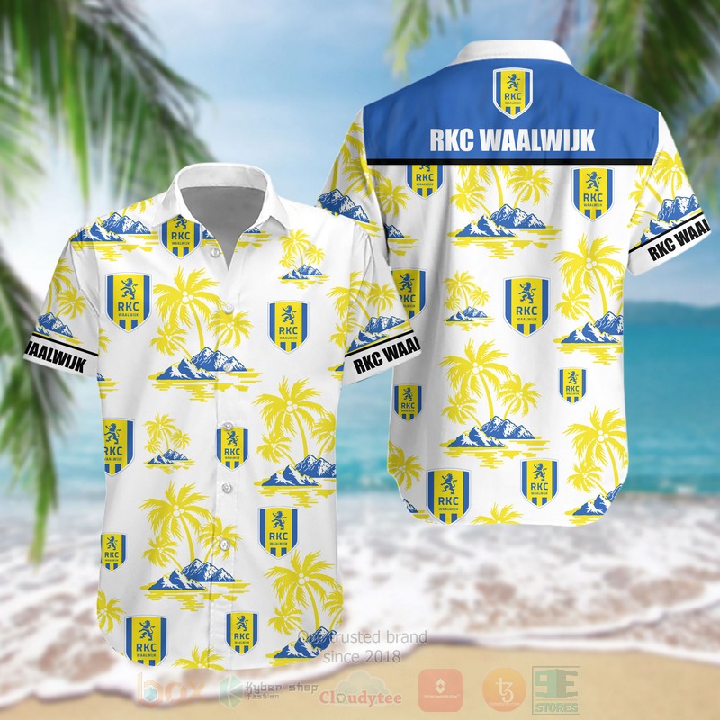 Eredivisie Rkc Waalwijk Fc Yellow Hawaiian Shirt