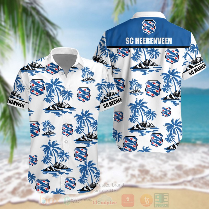 Eredivisie Sc Heerenveen Fc Hawaiian Shirt