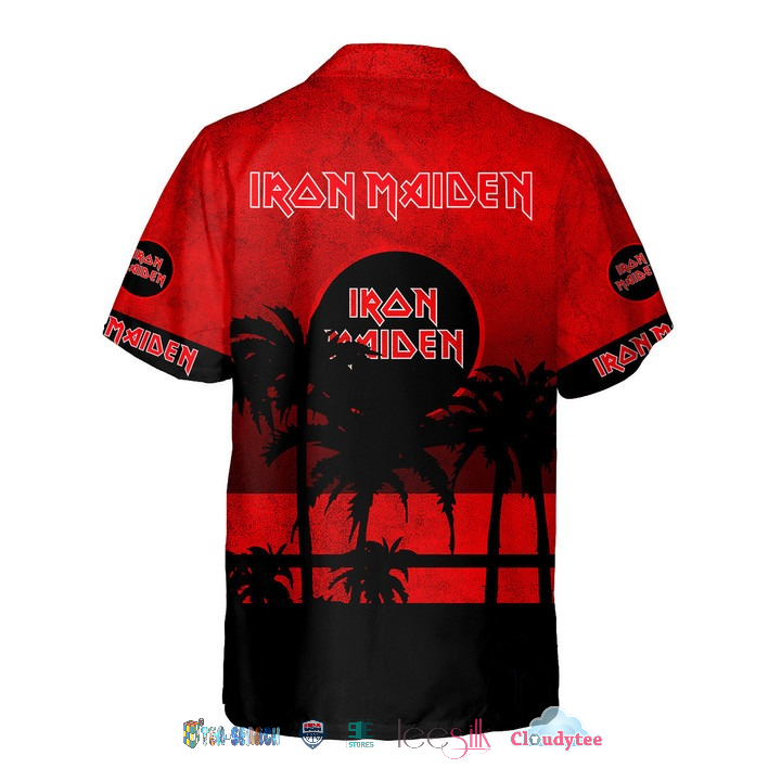 Iron Maiden Palm Tree Hawaiian Shirt