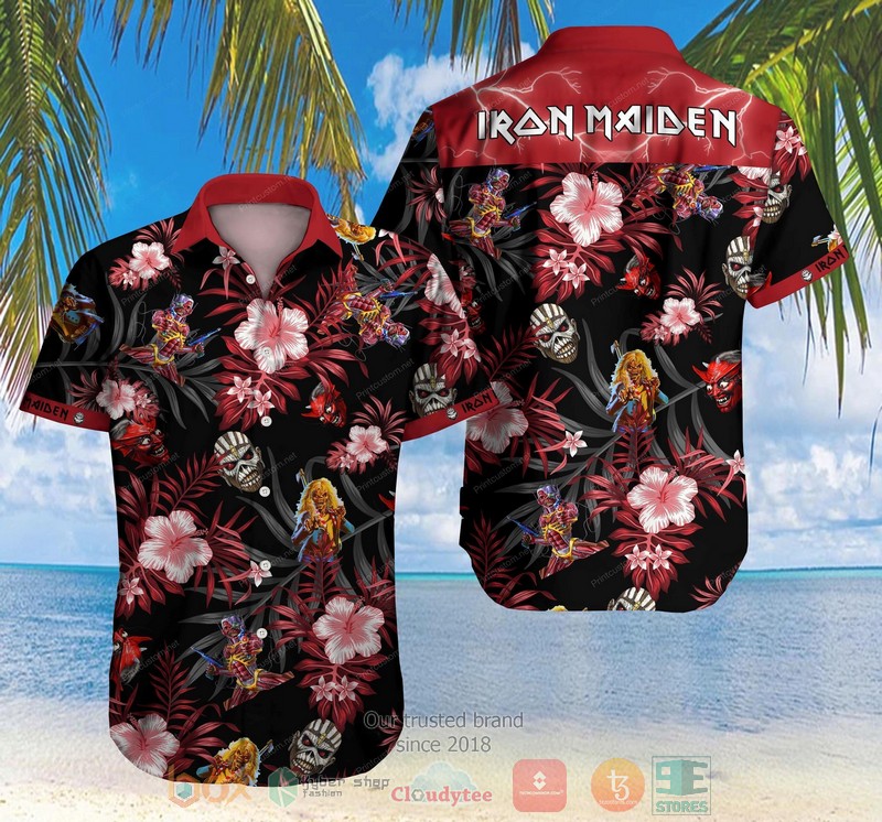 Ironmaiden Hibiscus Hawaiian Shirt