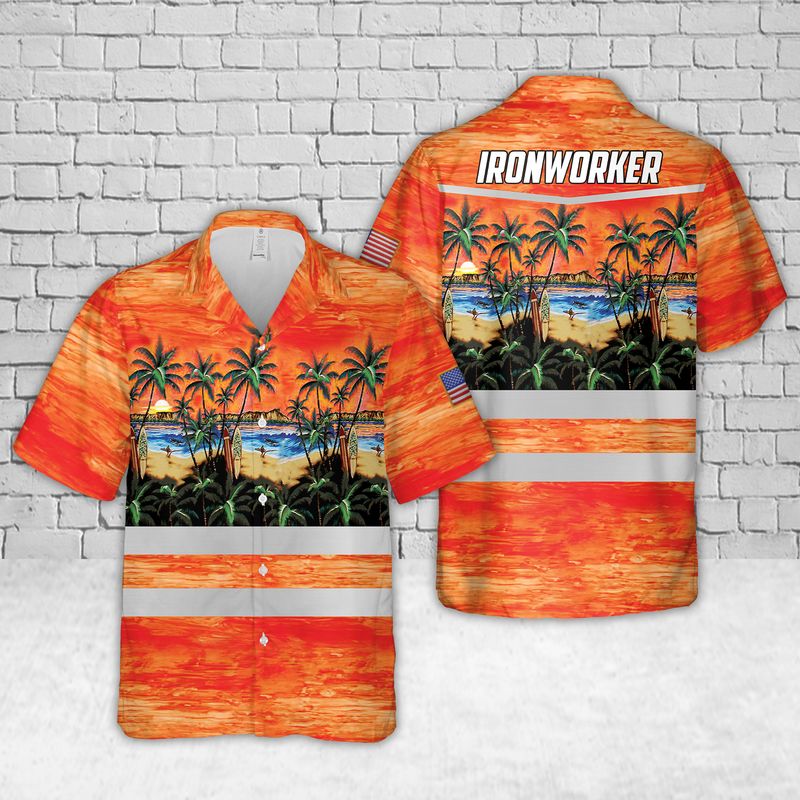 Ironworkers Hawaiian Shirt 2