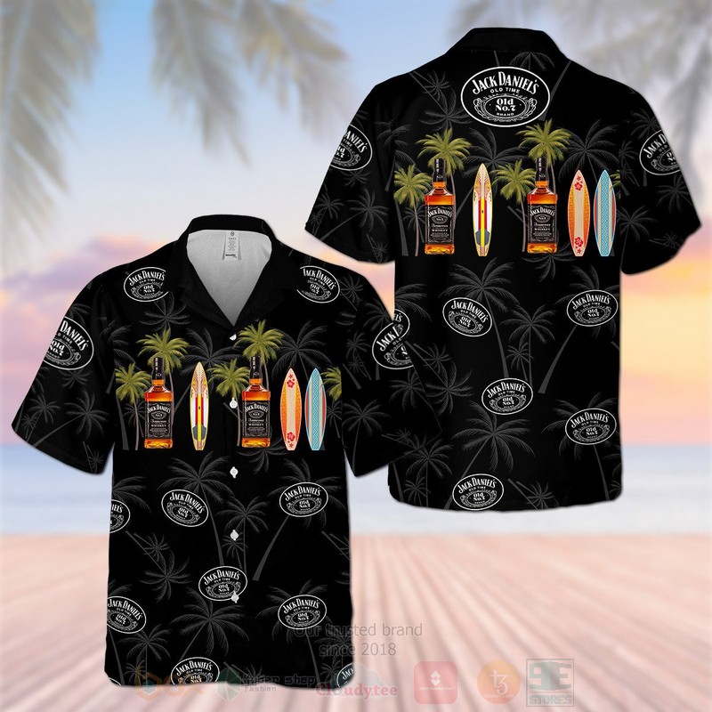 Jack Daniels Black Hawaiian Shirt 2