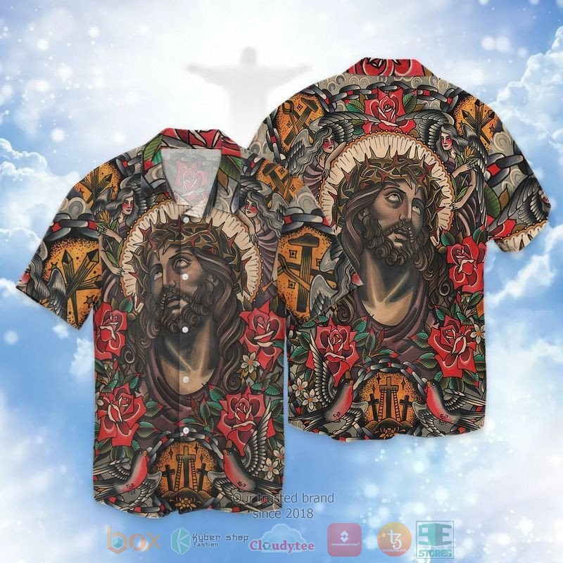 Jesus Art Hawaiian Shirt