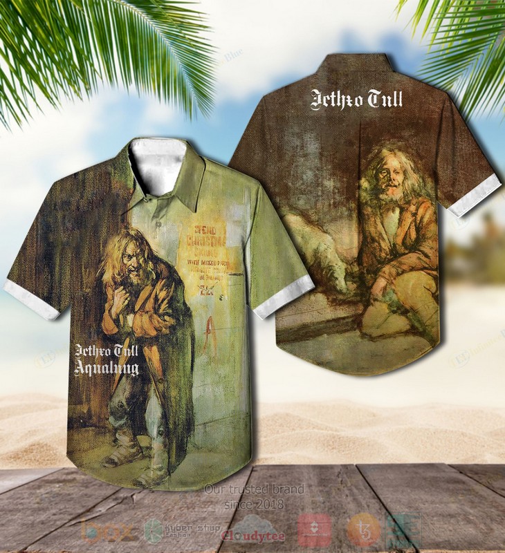 Jethro Tull Band Aqualung Hawaiian Shirt