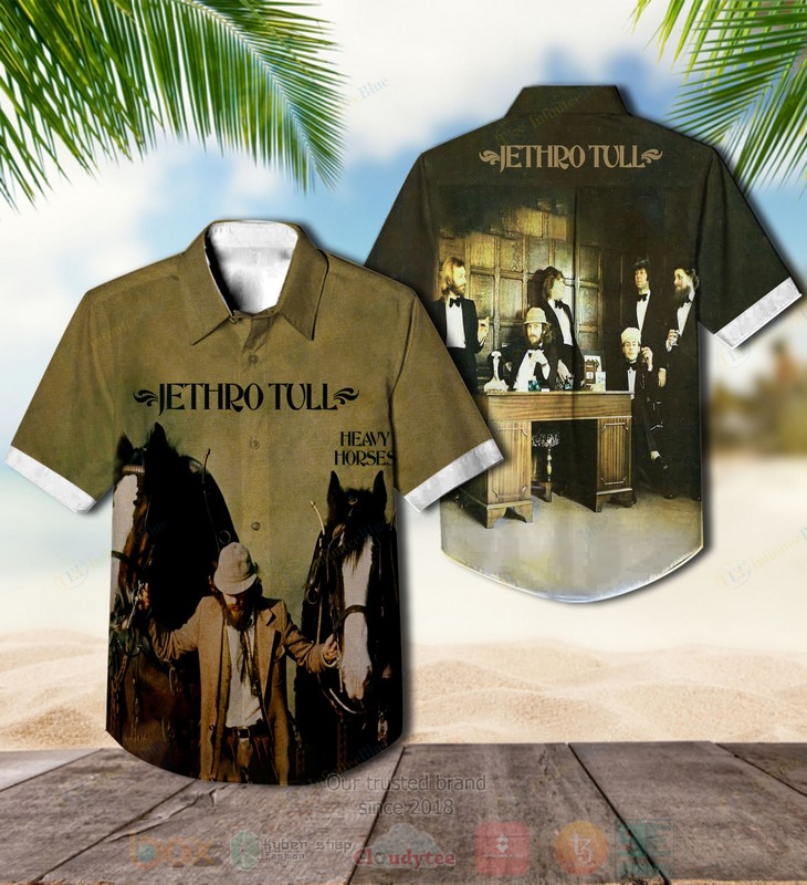 Jethro Tull Heavy Horses Album Hawaiian Shirt