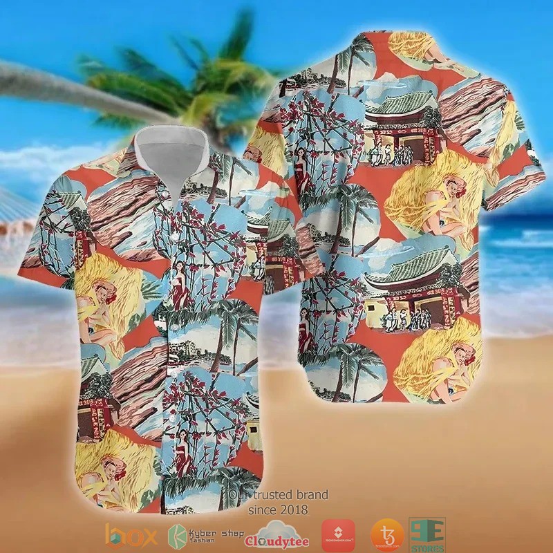 Jim Carrey In Ace Ventura Short Sleeve Hawaiian Shirt