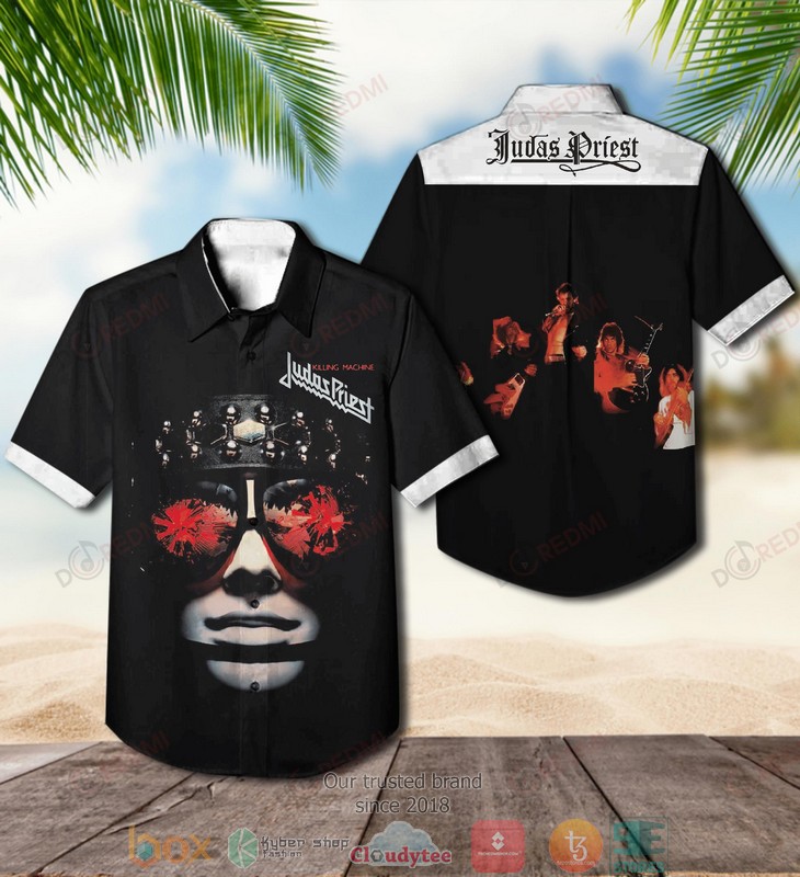 Judas Priest Killing Machine Short Sleeve Hawaiian Shirt
