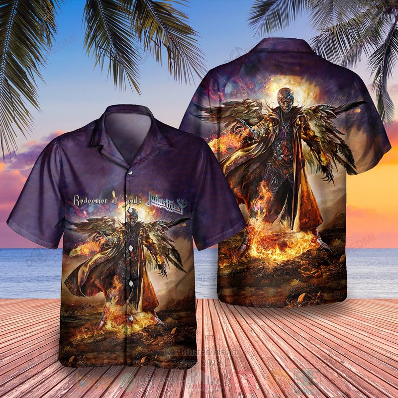 Judas Priest Redeemer Of Souls Album Hawaiian Shirt 2