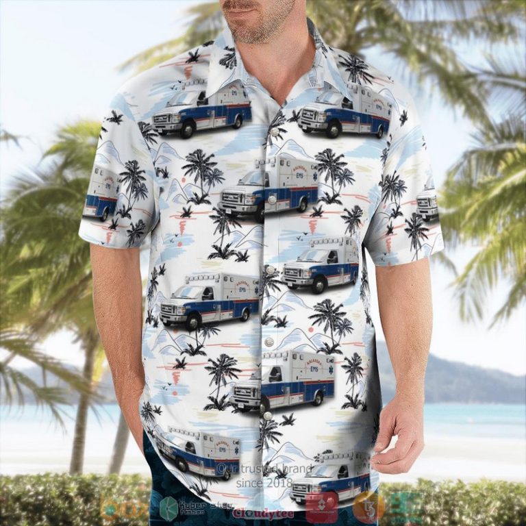 Kalkaska Michigan Kalkaska Ems Hawaiian Shirt