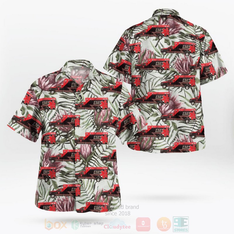 Kansas Smith County Ems Hawaiian Shirt