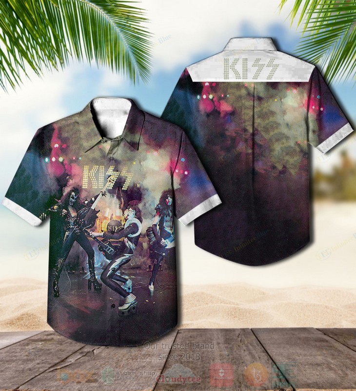 Kiss Cover Album Hawaiian Shirt