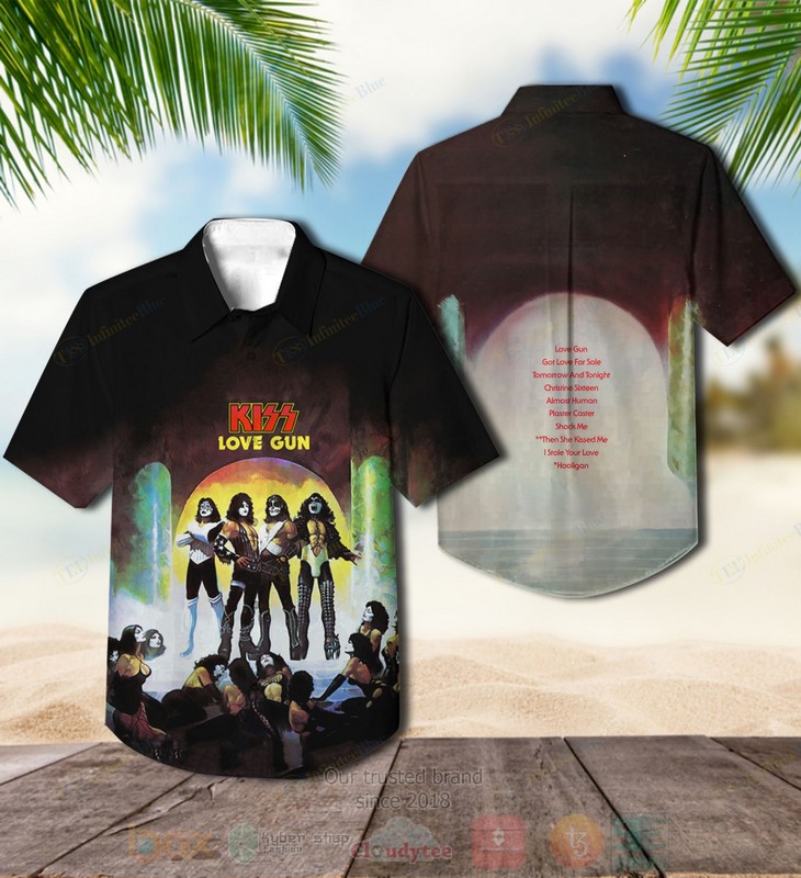 Kiss Love Gun Album Hawaiian Shirt 2