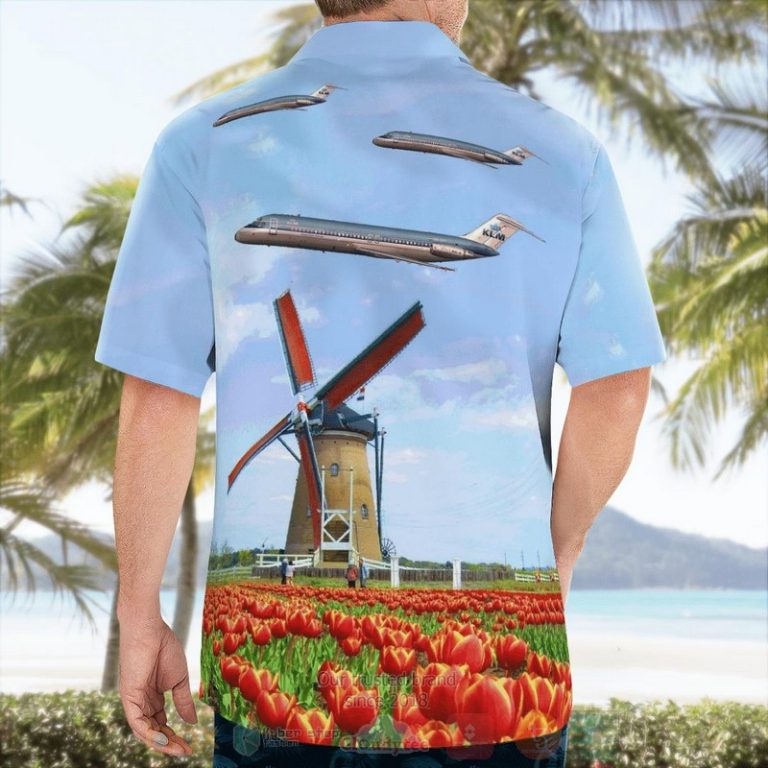 Klm Royal Dutch Airlines Mcdonnell Douglas Dc 9 30 Hawaiian Shirt