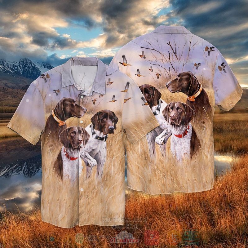Labrador Dog Hunting Short Sleeve Hawaiian Shirt