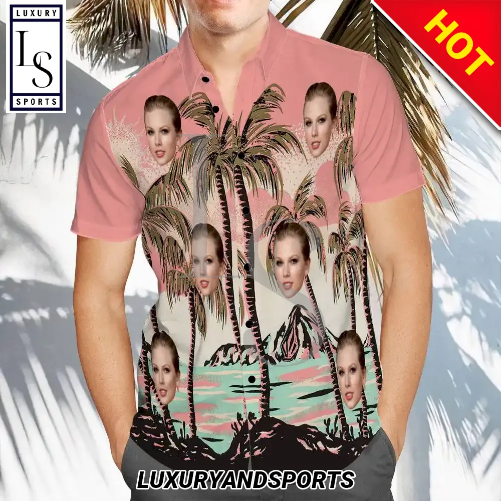 Taylor Swift Multi Floral Hawaiian Shirt