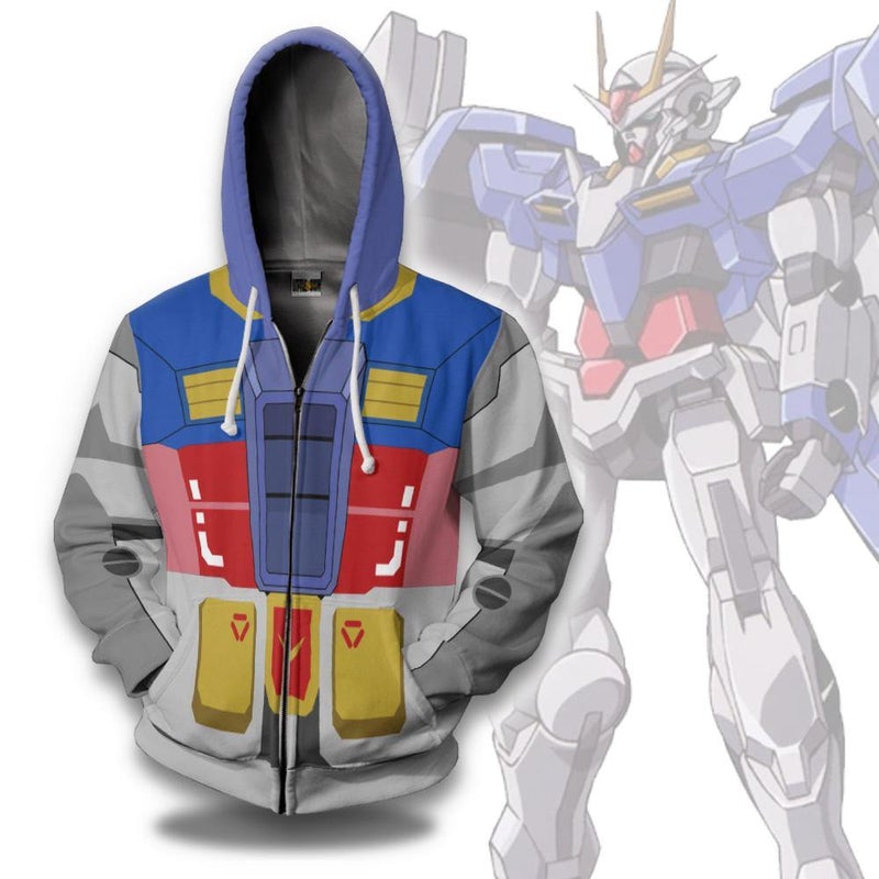 00 Raiser Cosplay Costumes Mobile Suit Gundam Custom Hoodie Anime Outfits