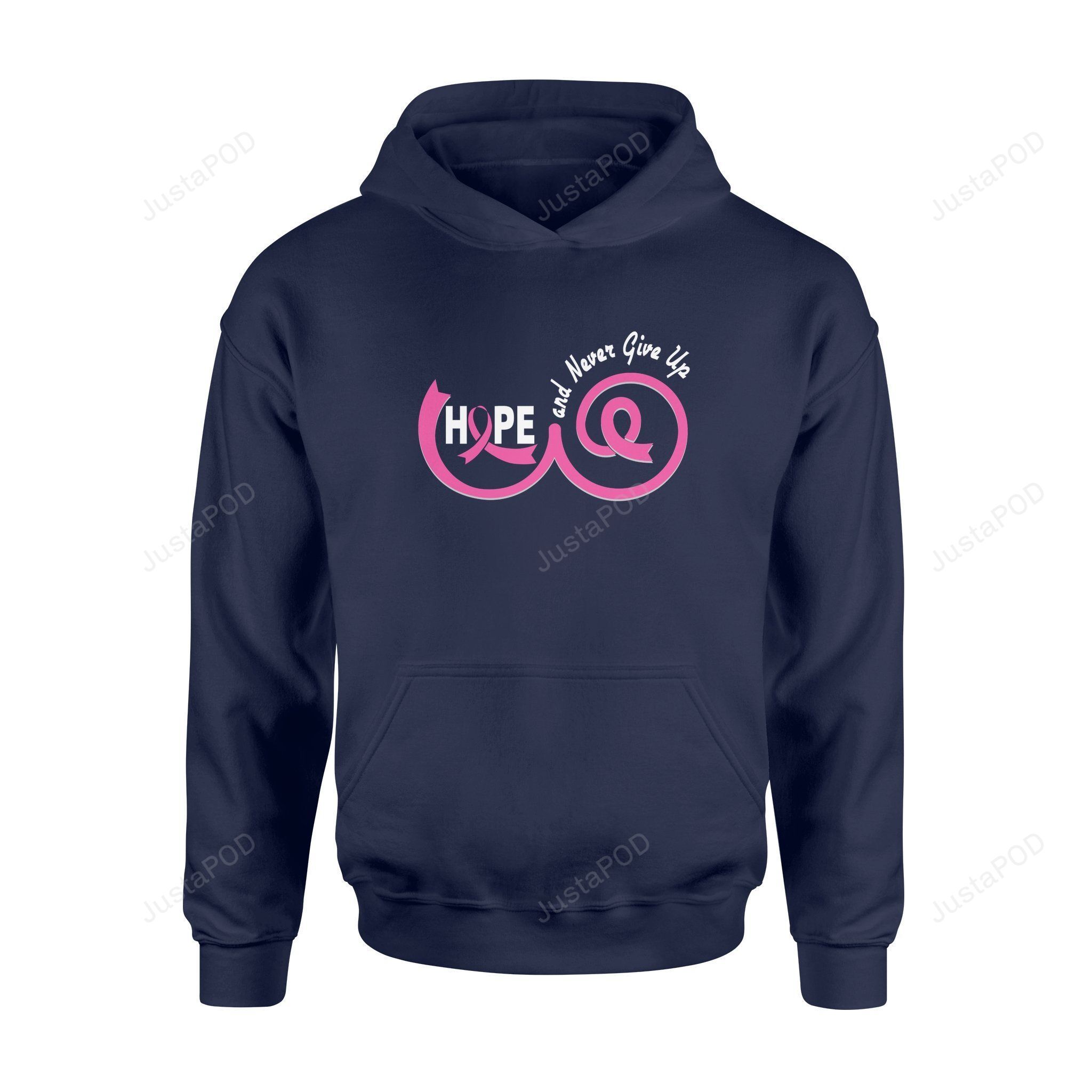 Besteever Hope and Never Give Up Breast Cancer Awareness TL303 � Standard 3D Hoodie For Men Women All Over 3D Printed Hoodie