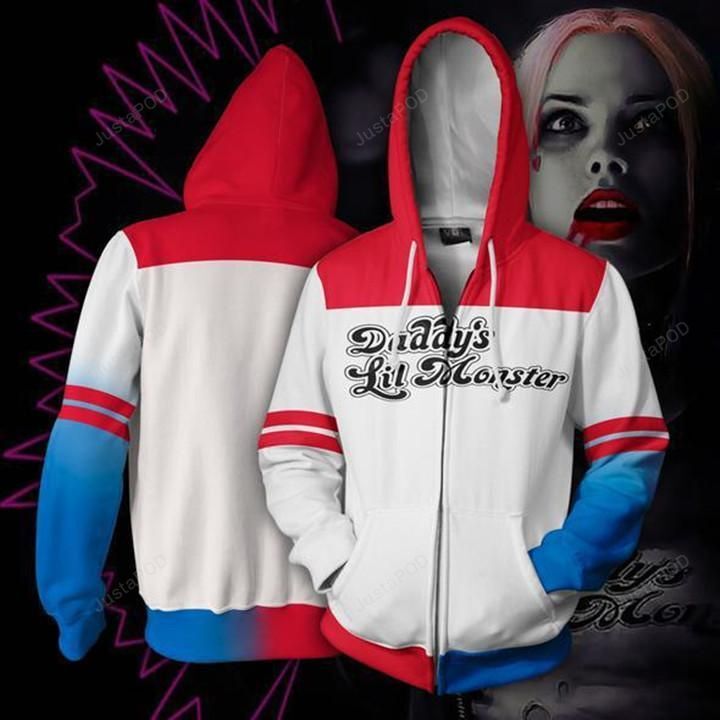 2019 New DC Comics Suicide Squad Harley Quinn Anime 3D Hoodie For Men Women All Over 3D Printed Hoodie 3D Anime Joker cosplay costume