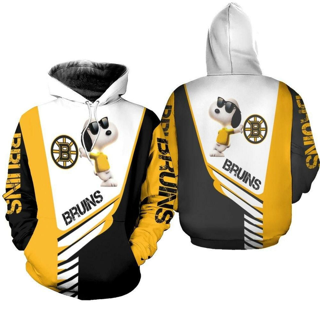 Boston Bruins Snoopy For Lover Hoodie 3D Hoodie Sweater Tshirt Hoodie7052