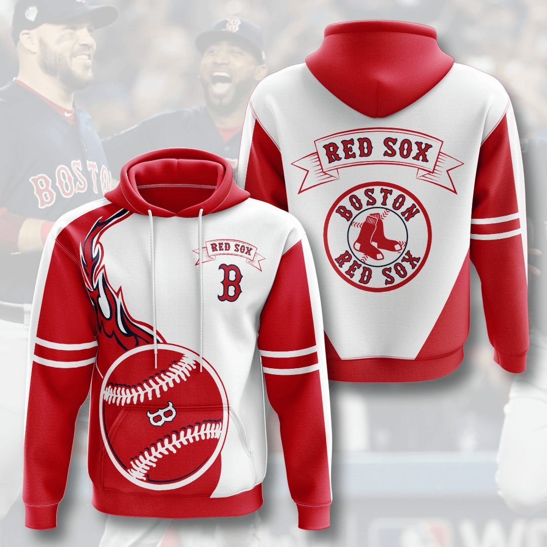 Boston Red Sox 3D Hoodie