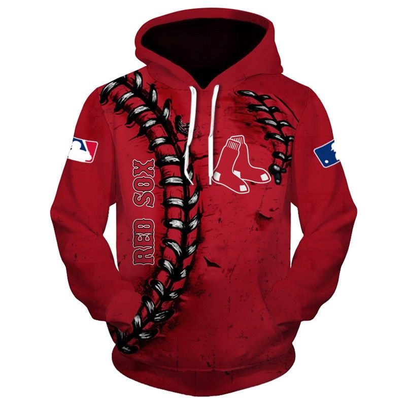 Boston Red Sox Pullover And Zippered Hoodies Custom 3D Boston Red Sox Graphic Printed 3D Hoodie All Over Print Hoodie For Men For Women