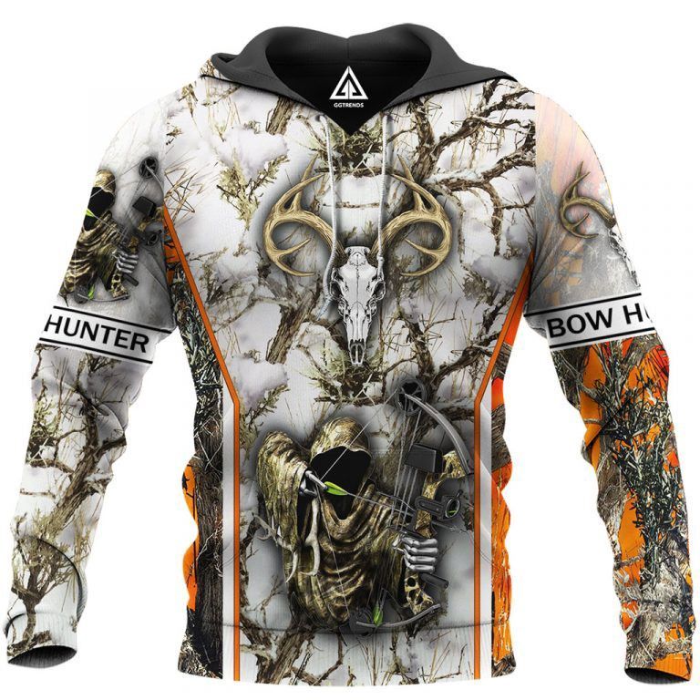 Bow Hunting Winter 3D Hoodie For Men For Women All Over Printed Hoodie