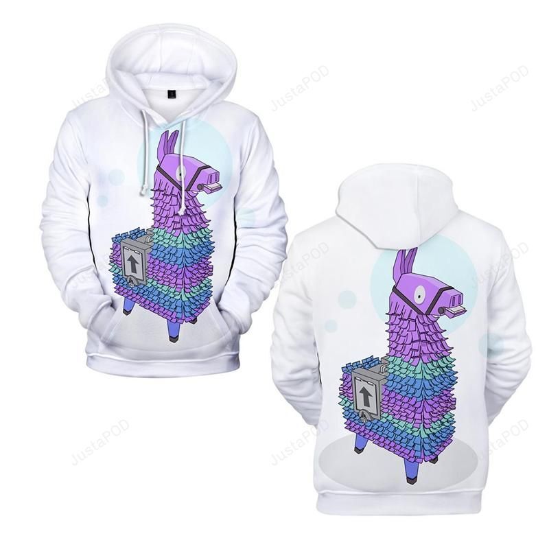 Youth Llama 3D Hoodie For Men Women All Over 3D Printed Hoodie Unisex Fortnite Sweatshirt