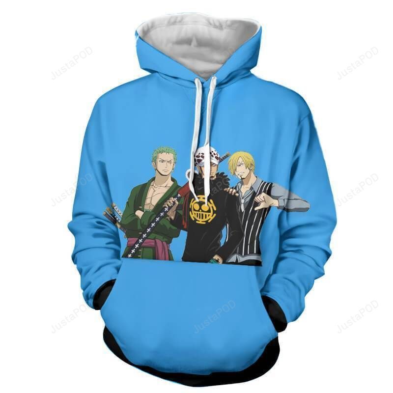ZORO LAW SANJI 3D 3D Hoodie For Men Women All Over 3D Printed Hoodie � Jacket � One Piece