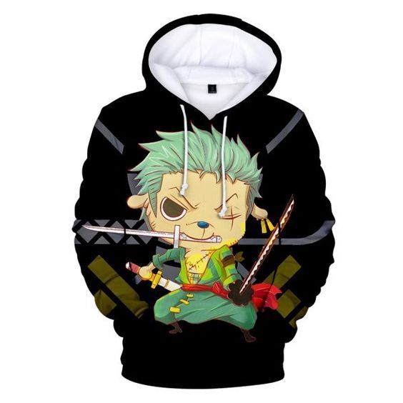 Zoro One Piece 3D Hoodie For Men For Women All Over Printed Hoodie
