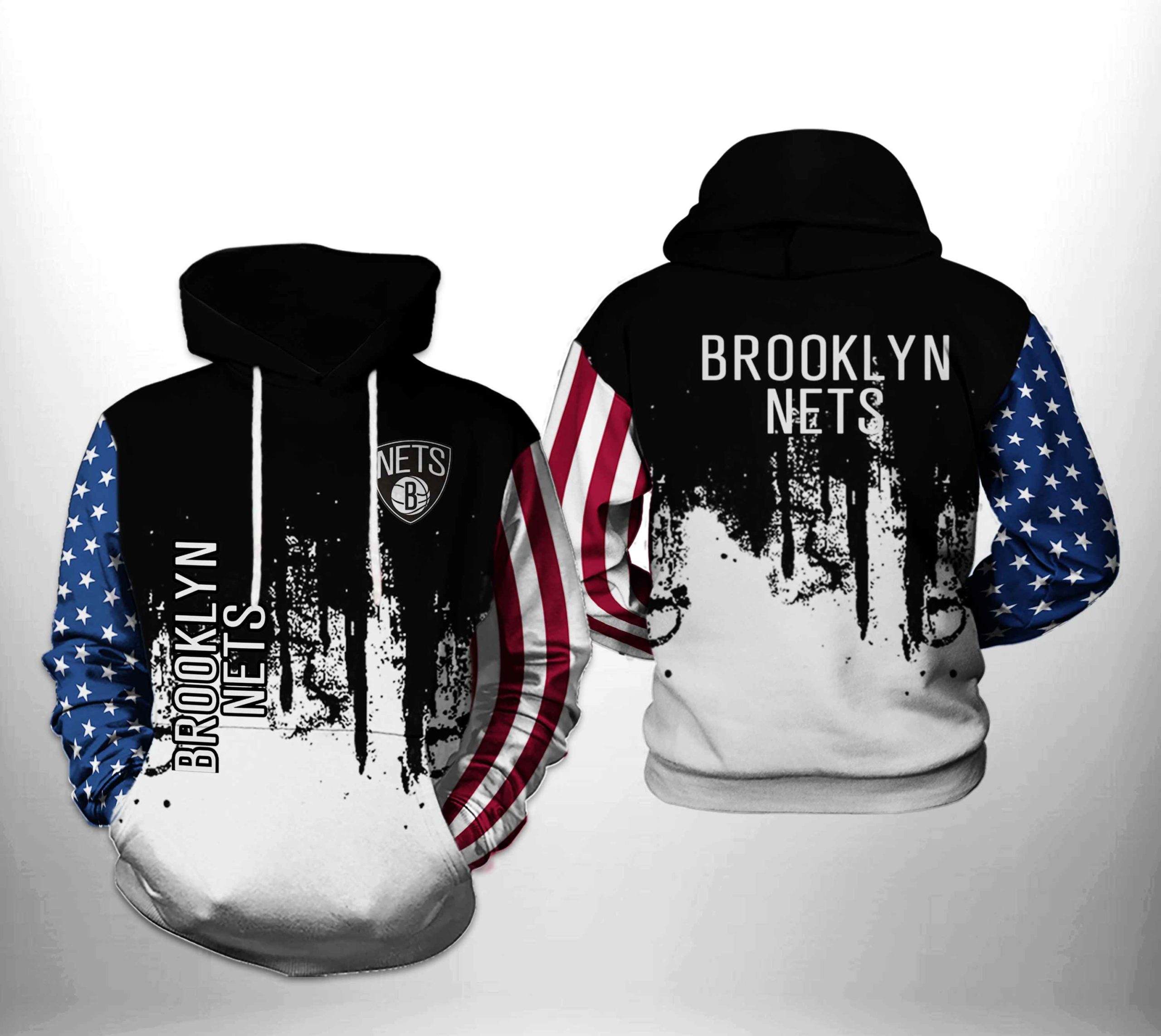 Brooklyn Nets NBA Team US 3D Printed Hoodie/Zipper Hoodie